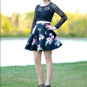 Homecoming\ formal 2 piece dress!